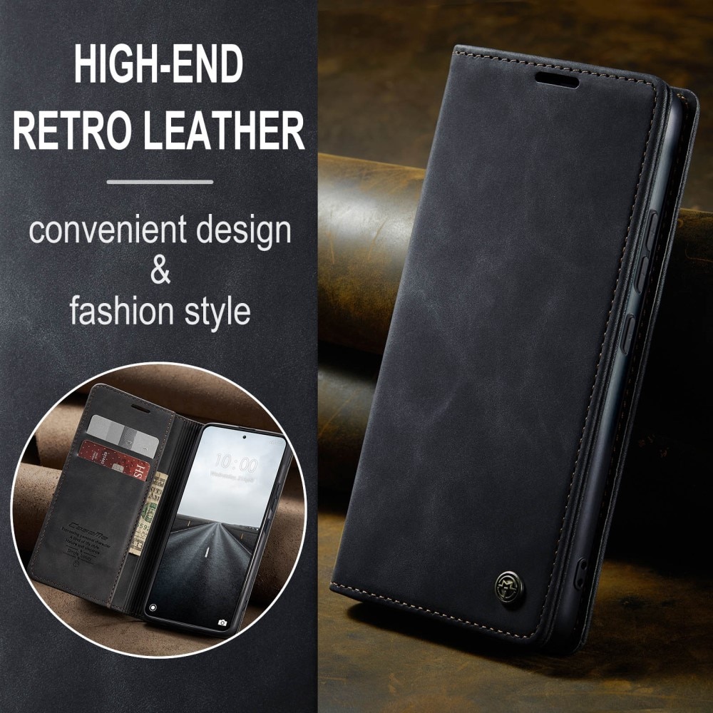 Funda delgada con solapa Xiaomi 14 Pro Negro