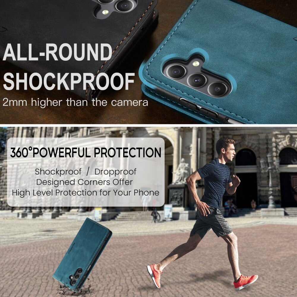 Funda delgada con solapa Samsung Galaxy A25 Azul