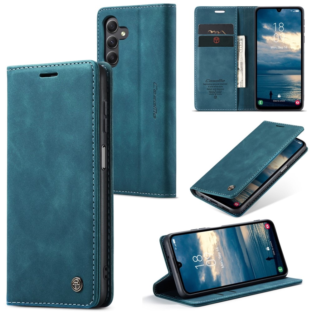 Funda delgada con solapa Samsung Galaxy A25 Azul