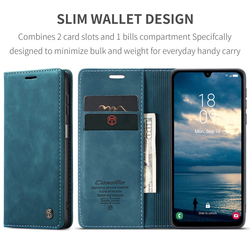 Funda delgada con solapa Samsung Galaxy A25 Azul