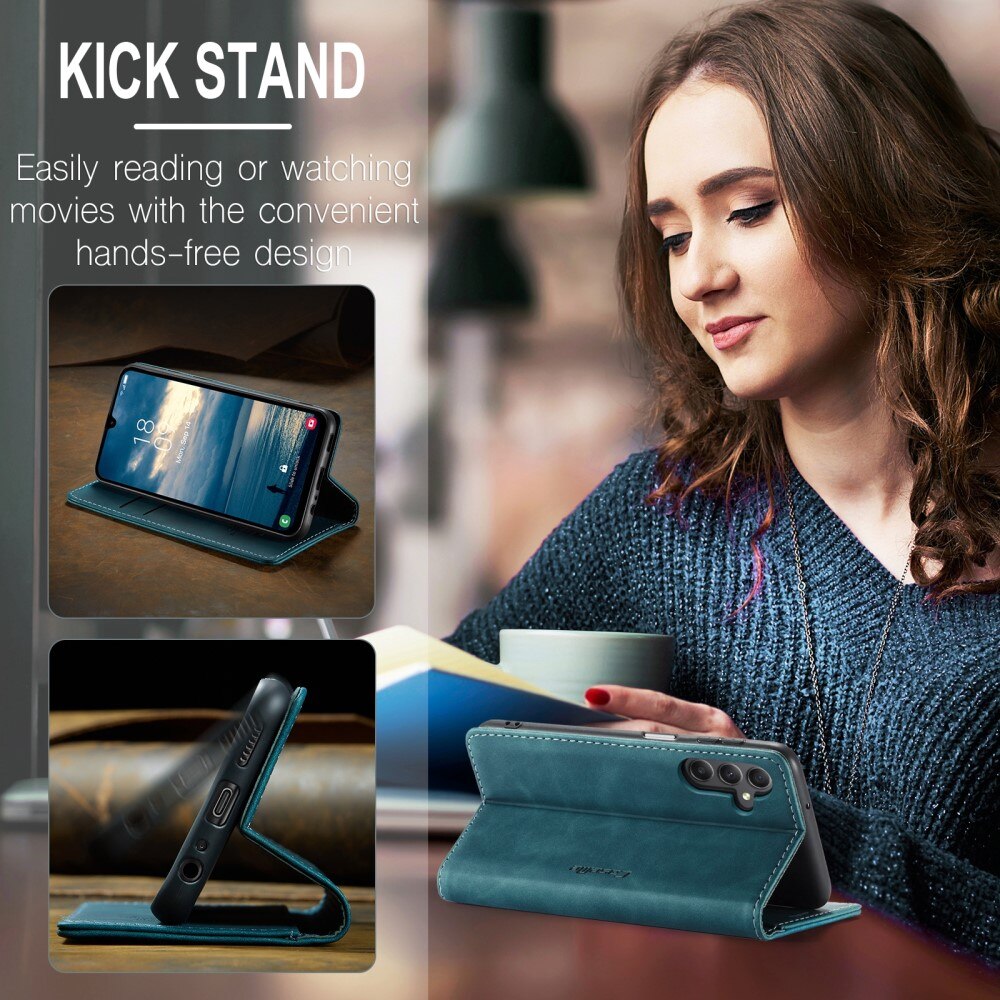 Funda delgada con solapa Samsung Galaxy A25 Azul