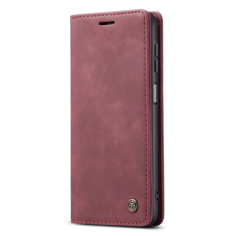 Funda delgada con solapa Samsung Galaxy A25 Rojo