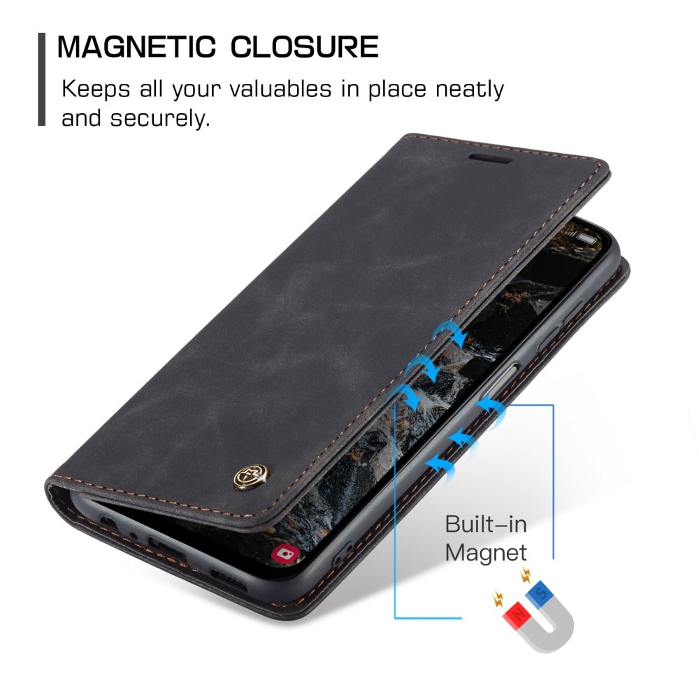 Funda delgada con solapa Samsung Galaxy A25 Negro
