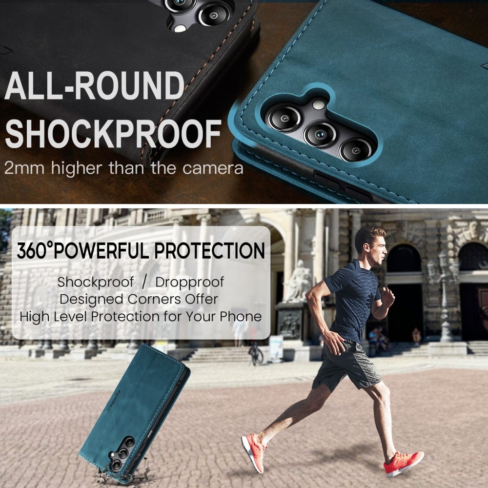 Funda delgada con solapa Samsung Galaxy A05s Azul