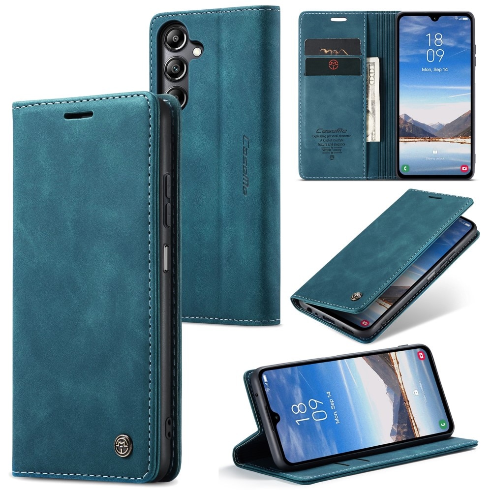 Funda delgada con solapa Samsung Galaxy A05s azul