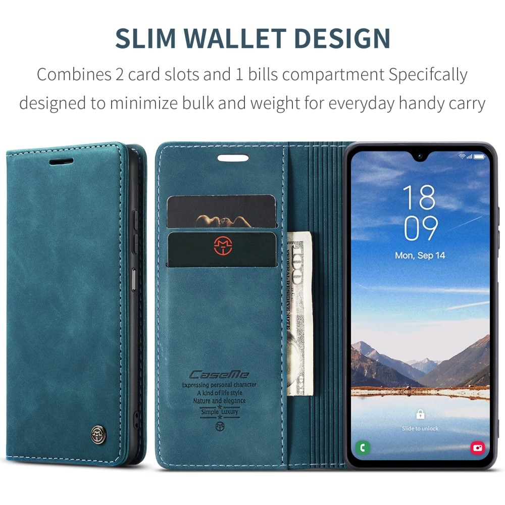 Funda delgada con solapa Samsung Galaxy A05s Azul