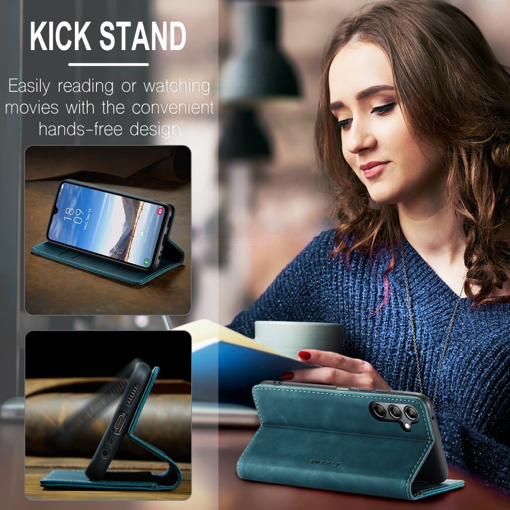 Funda delgada con solapa Samsung Galaxy A05s Azul