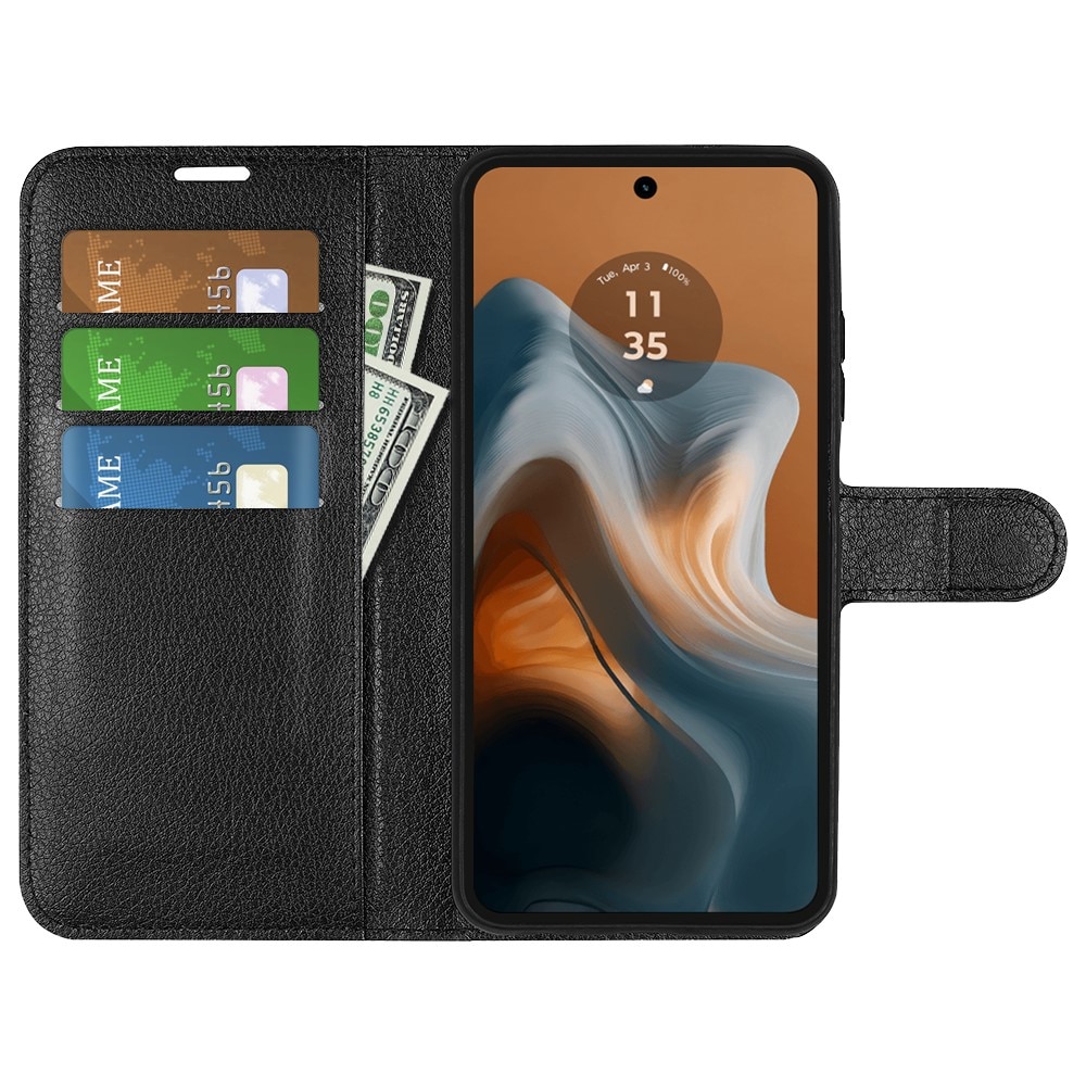 Funda cartera Motorola Moto G34 Negro