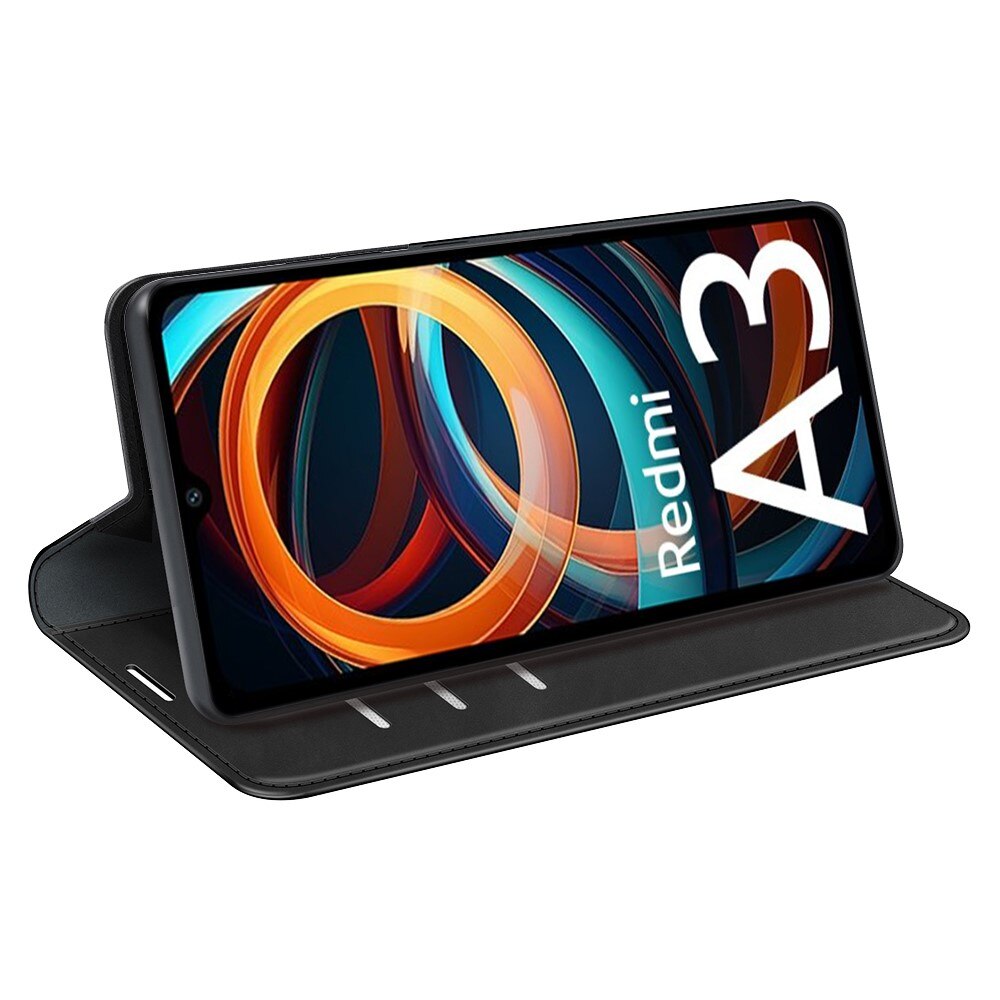 Funda delgada cartera Xiaomi Redmi A3 Negro