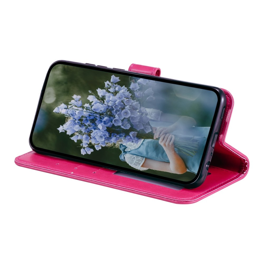 Funda de Cuero Mandala Sony Xperia 10 VI rosado