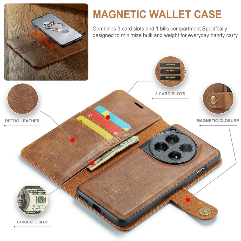 Cartera Magnet Wallet OnePlus 12 Coñac