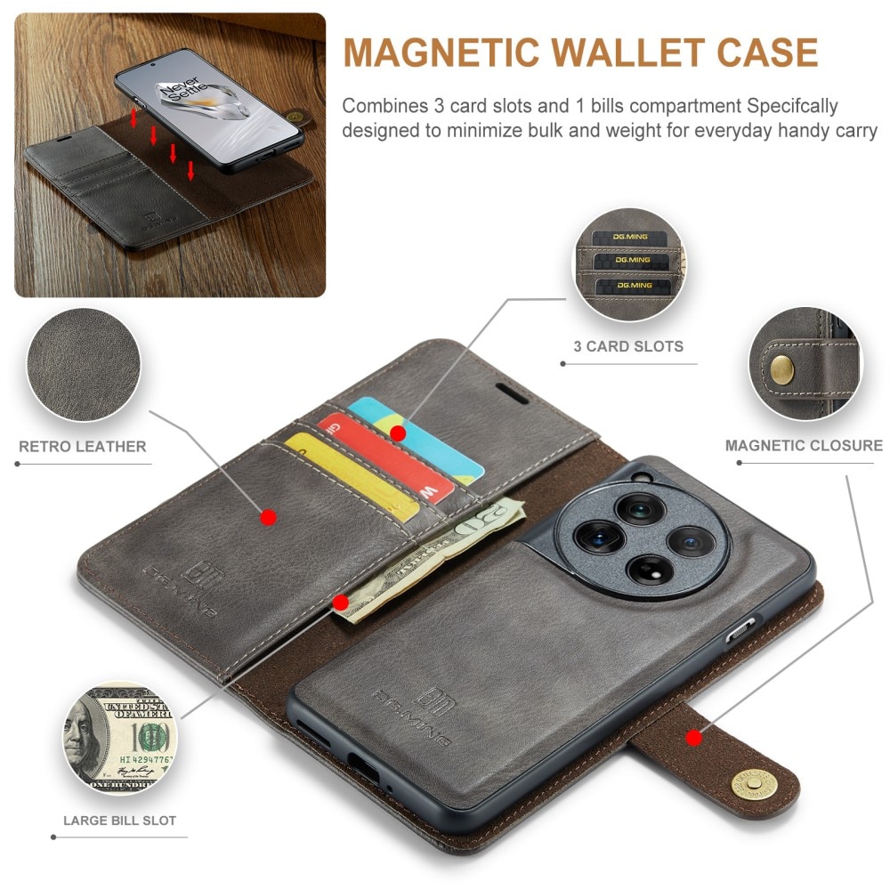 Cartera Magnet Wallet  OnePlus 12 Brown