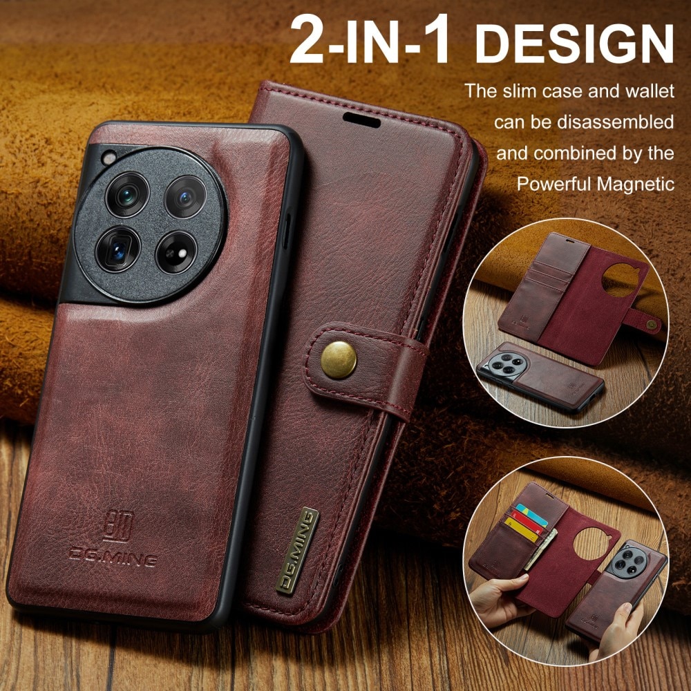 Cartera Magnet Wallet  OnePlus 12 Red