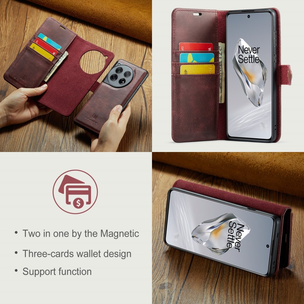 Cartera Magnet Wallet  OnePlus 12 Red