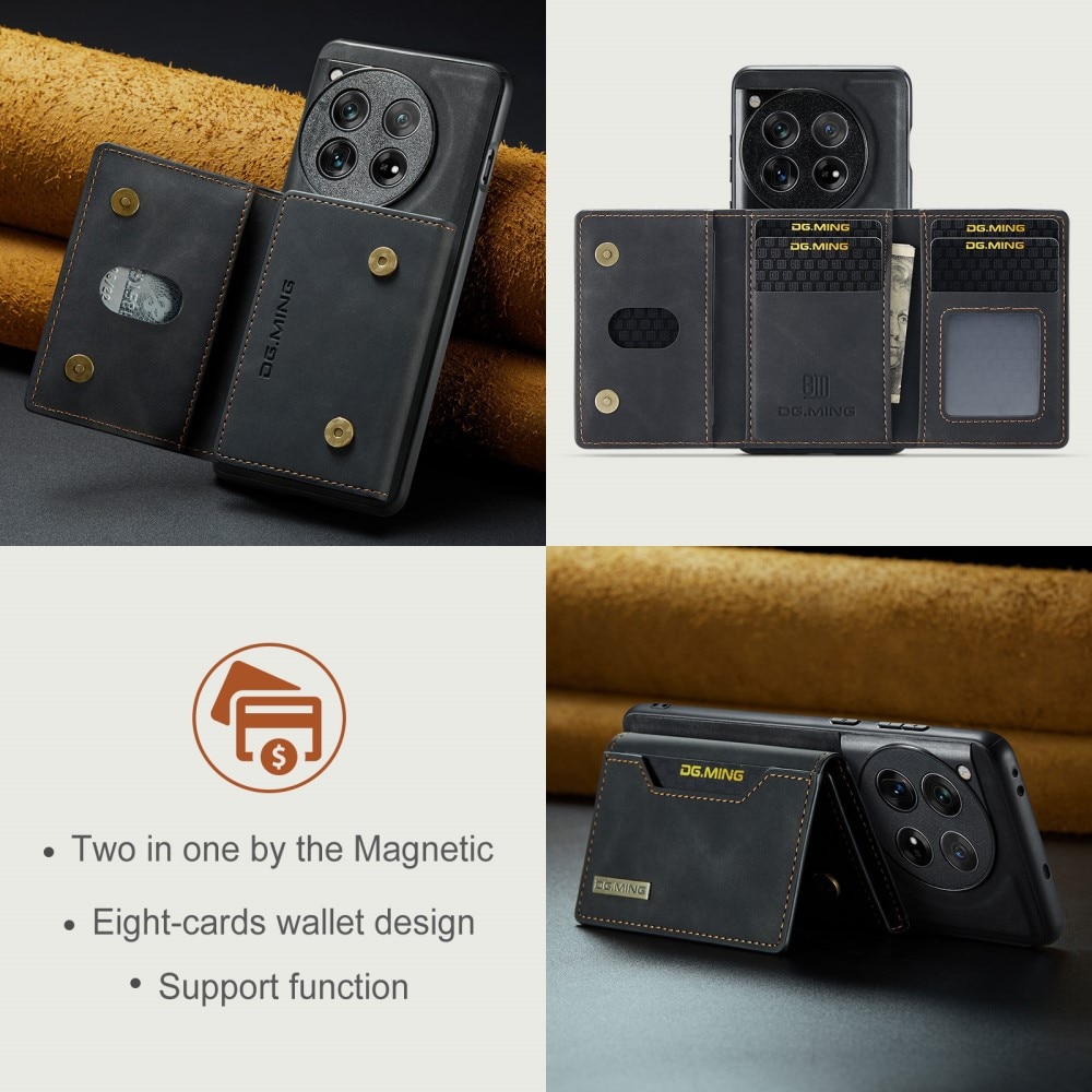 Funda Magnetic Card Slot OnePlus 12 Black