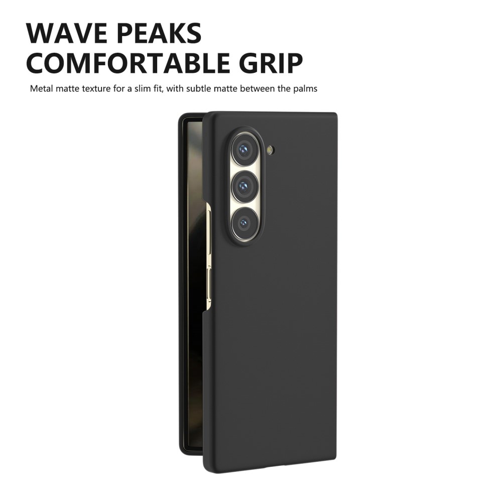 Funda rígida engomada Samsung Galaxy Z Fold 6 negro