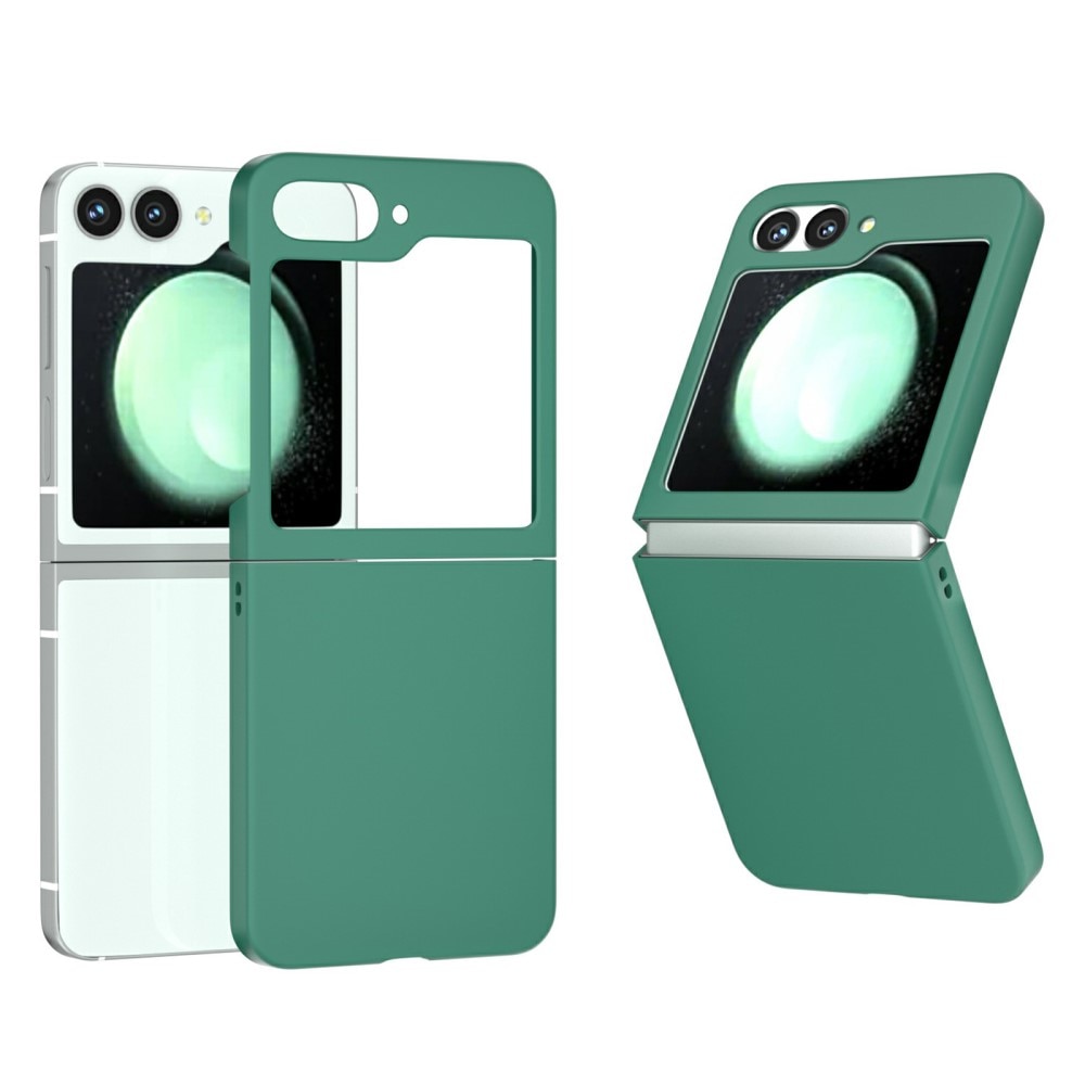 Funda rígida engomada Samsung Galaxy Z Flip 6 verde
