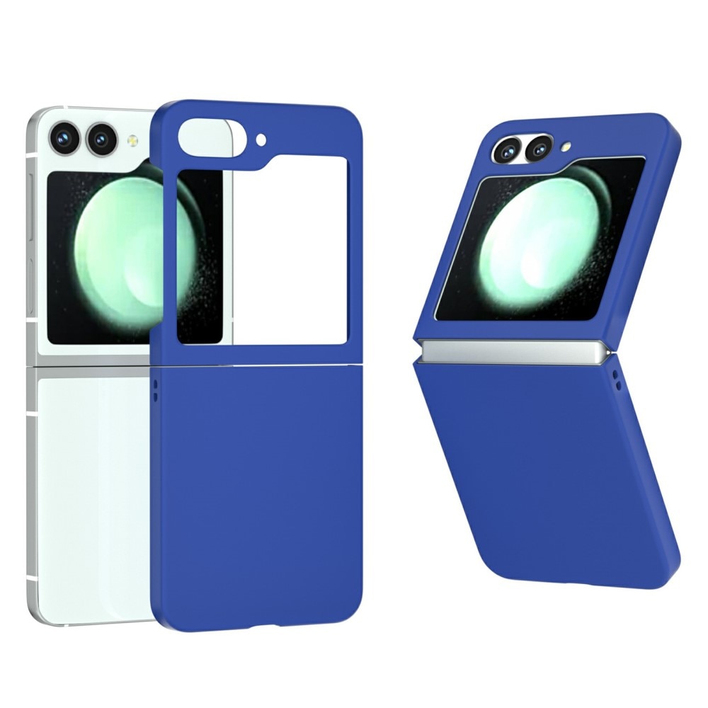 Funda rígida engomada Samsung Galaxy Z Flip 6 azul
