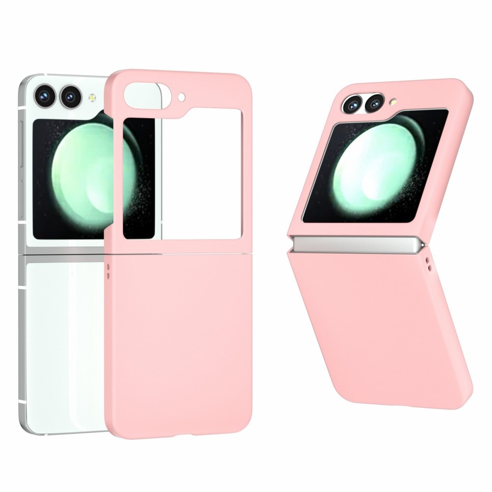 Funda rígida engomada Samsung Galaxy Z Flip 6 rosado