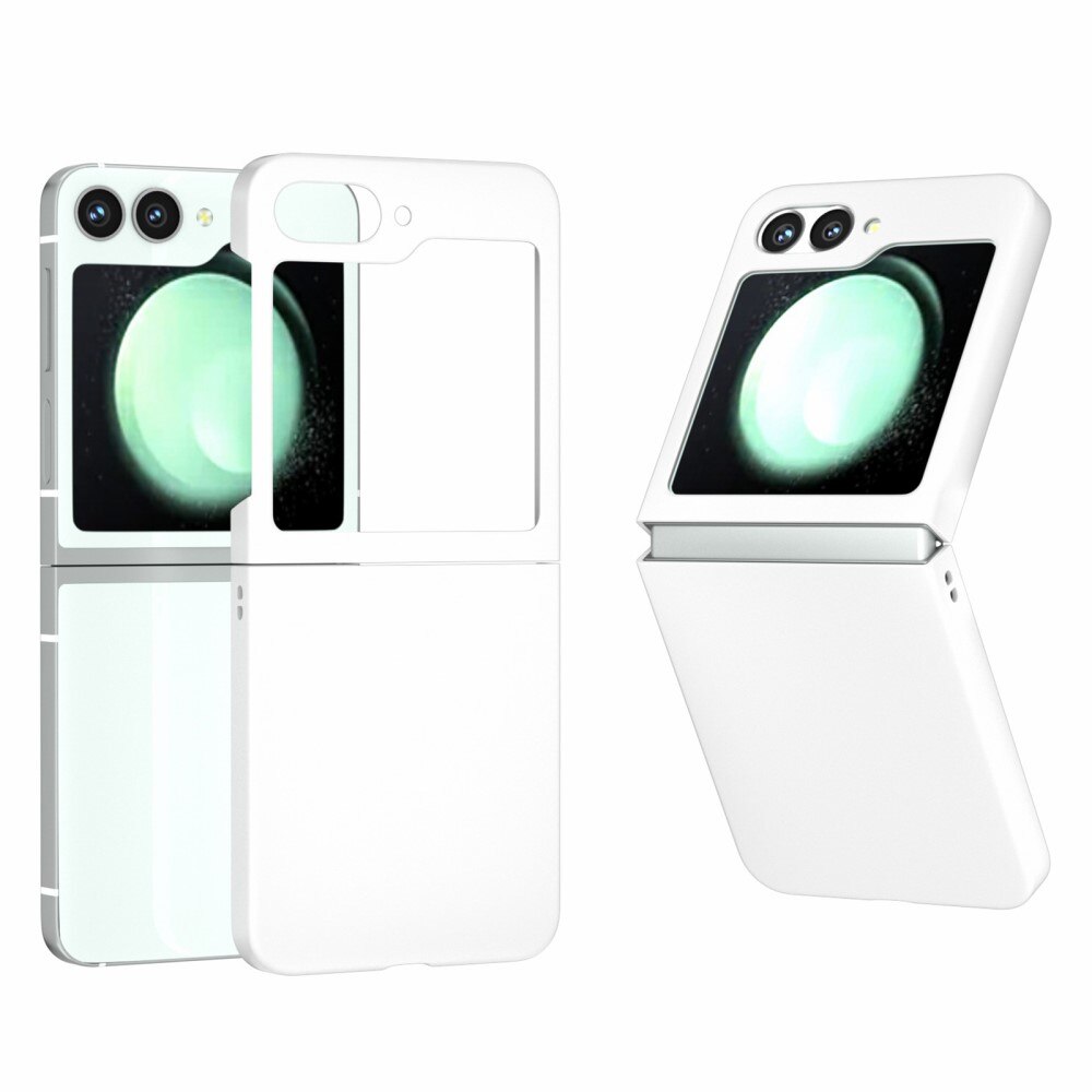 Funda rígida engomada Samsung Galaxy Z Flip 6 blanco