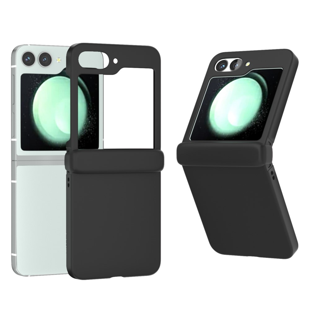 Funda rígida engomada Hinge Protection Samsung Galaxy Z Flip 6 negro