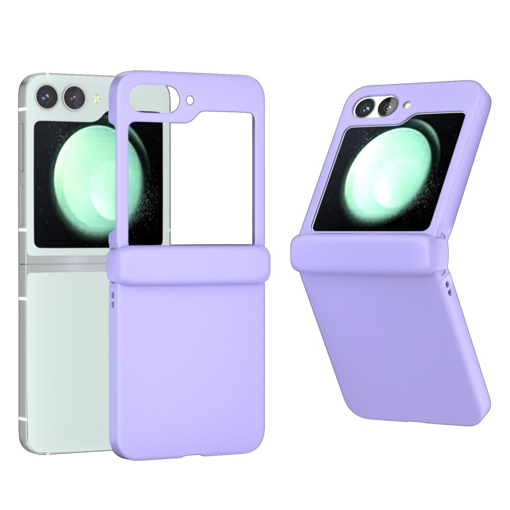 Funda rígida engomada Hinge Protection Samsung Galaxy Z Flip 6 violeta