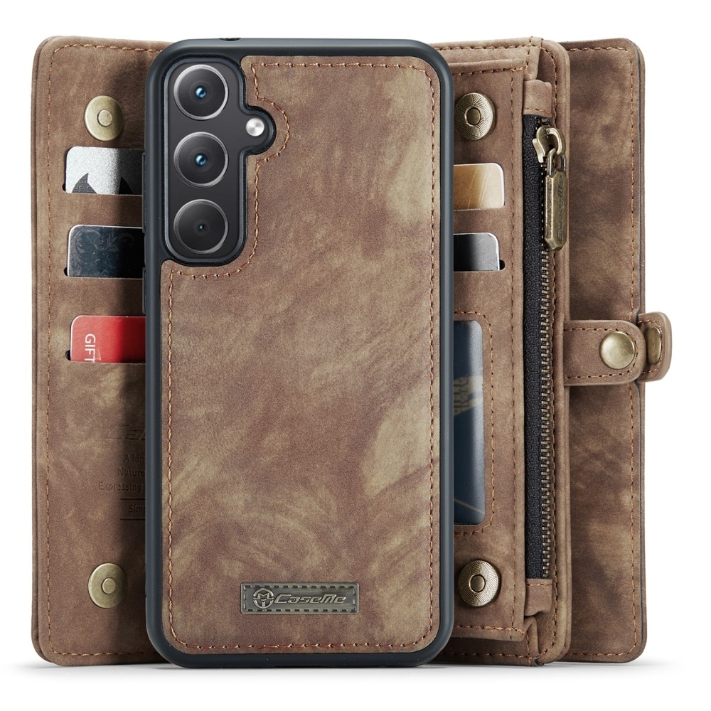 Cartera Multi-Slot Samsung Galaxy A35 marrón