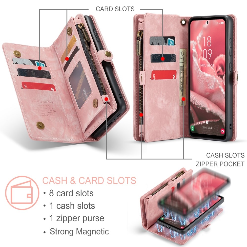 Cartera Multi-Slot Samsung Galaxy A35 Rojo