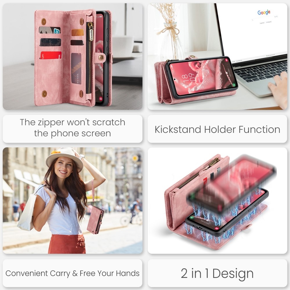 Cartera Multi-Slot Samsung Galaxy A35 Rojo