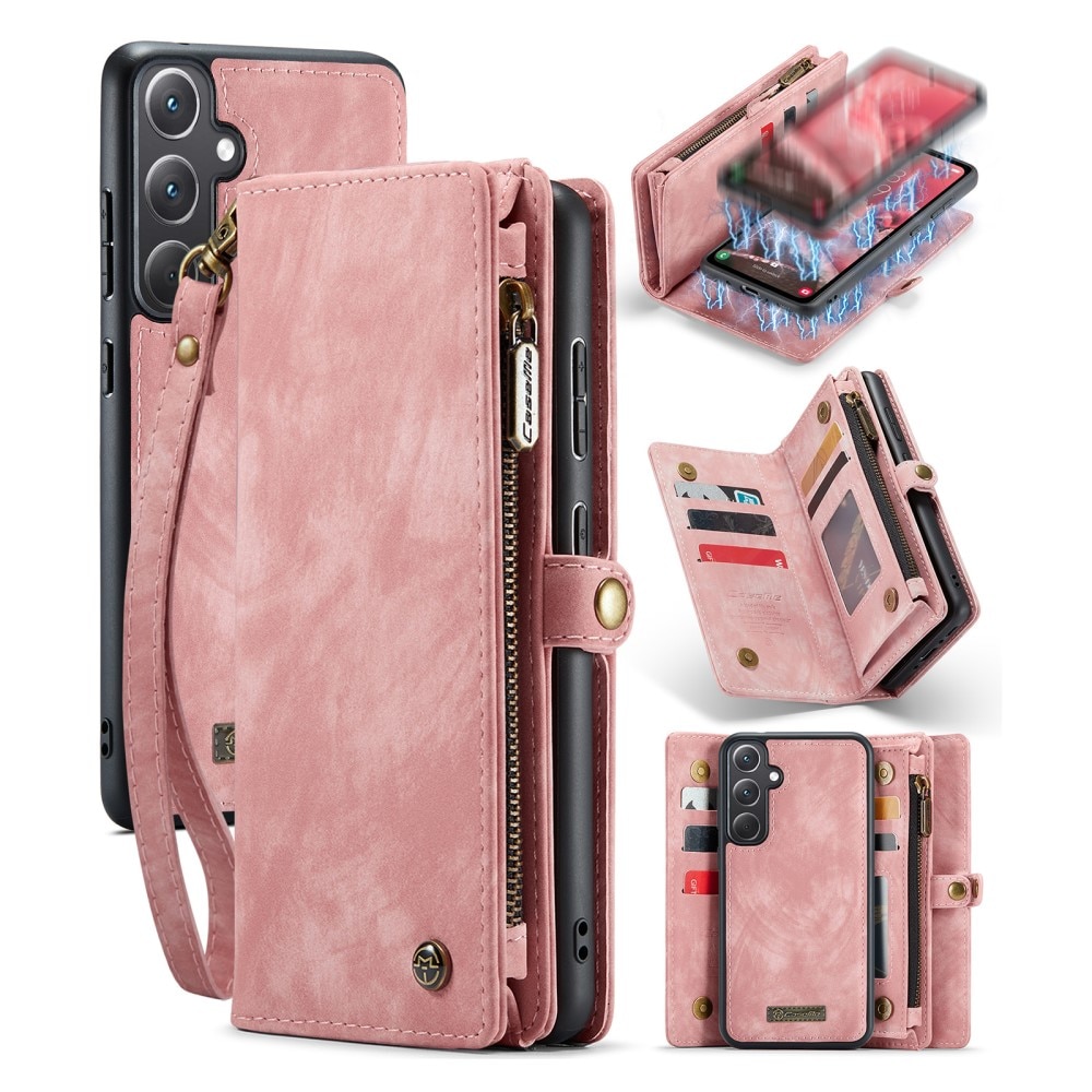 Cartera Multi-Slot Samsung Galaxy A35 rosado