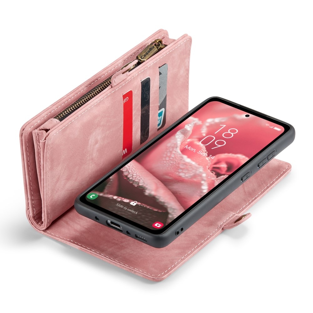Cartera Multi-Slot Samsung Galaxy A35 rosado