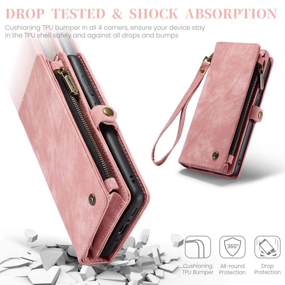 Cartera Multi-Slot Samsung Galaxy A35 rosado