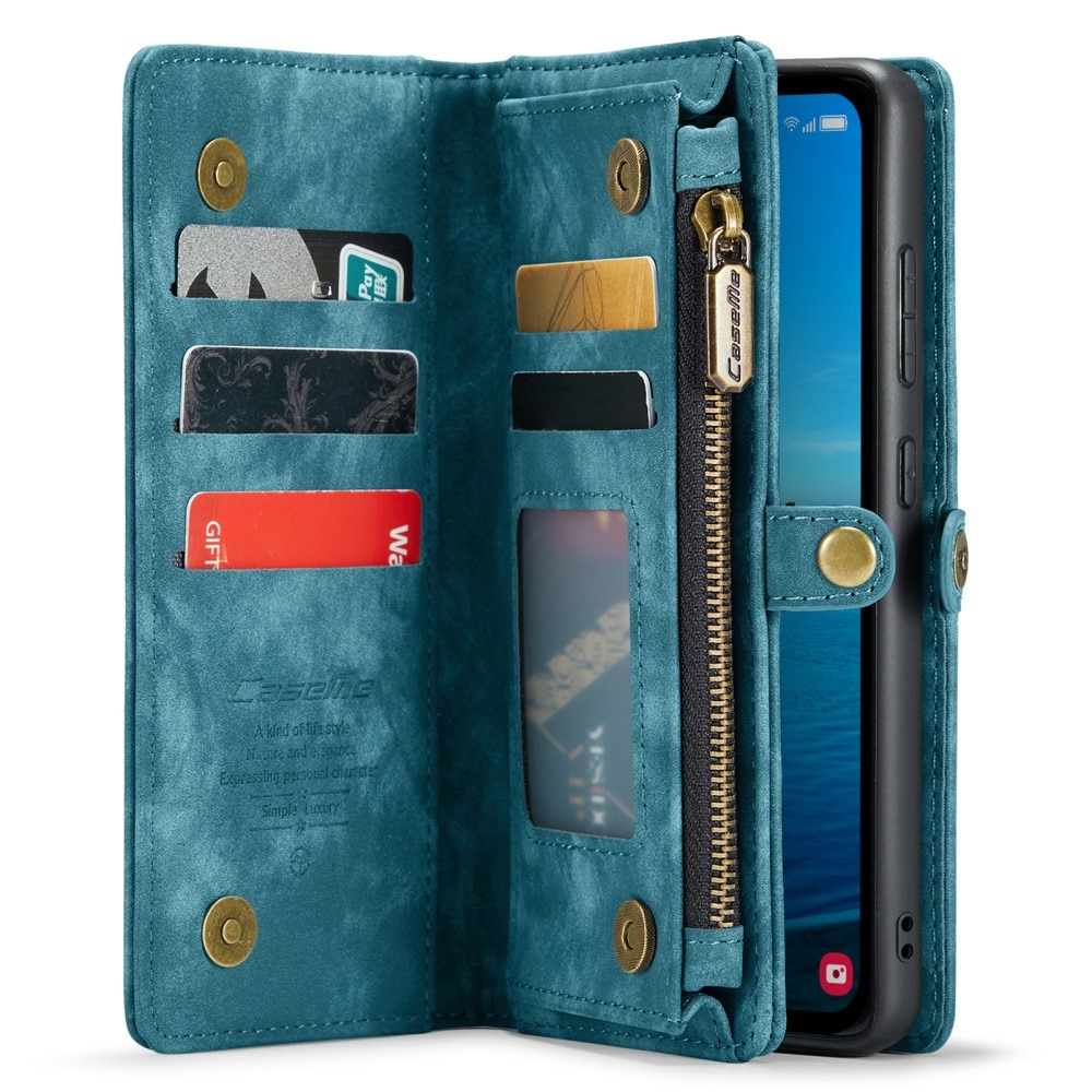 Cartera Multi-Slot Samsung Galaxy A35 azul