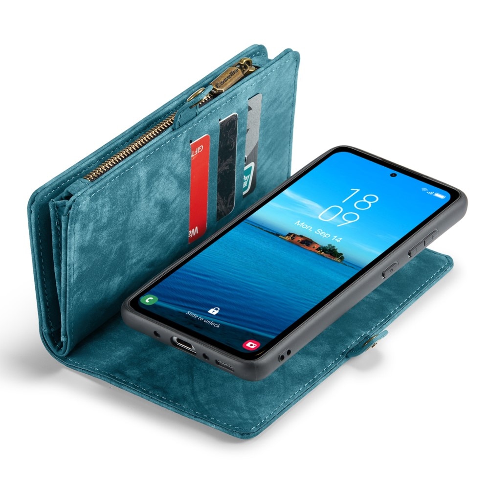 Cartera Multi-Slot Samsung Galaxy A35 azul