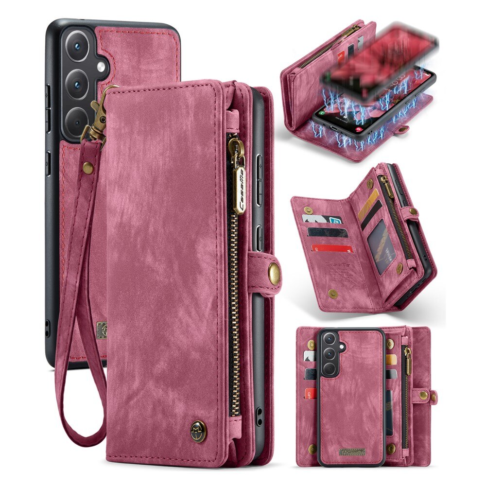 Cartera Multi-Slot Samsung Galaxy A35 Rojo