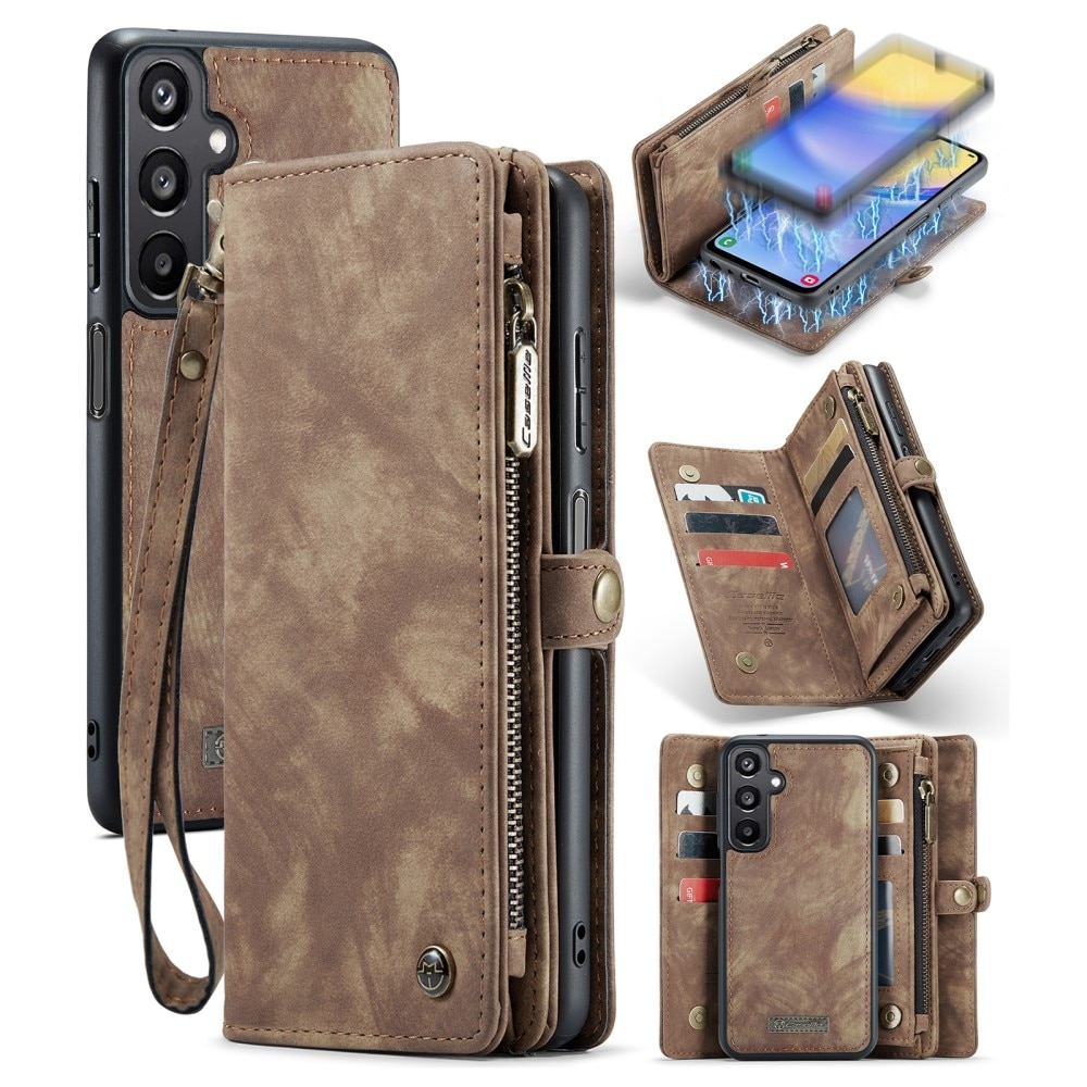 Cartera Multi-Slot Samsung Galaxy A15 marrón