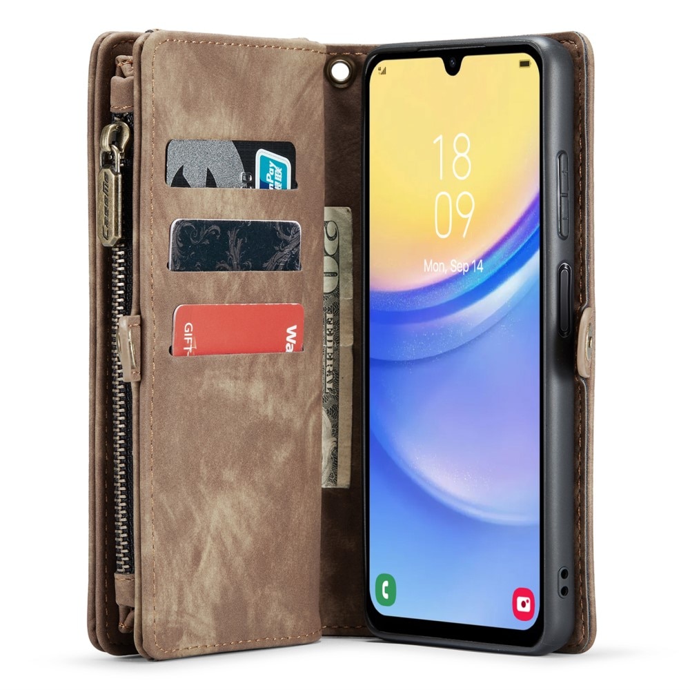Cartera Multi-Slot Samsung Galaxy A15 marrón