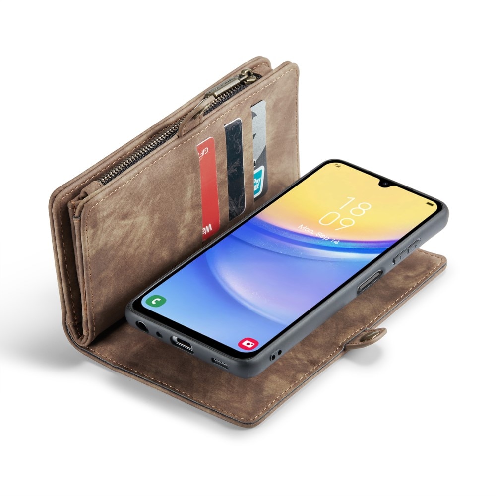 Cartera Multi-Slot Samsung Galaxy A15 marrón