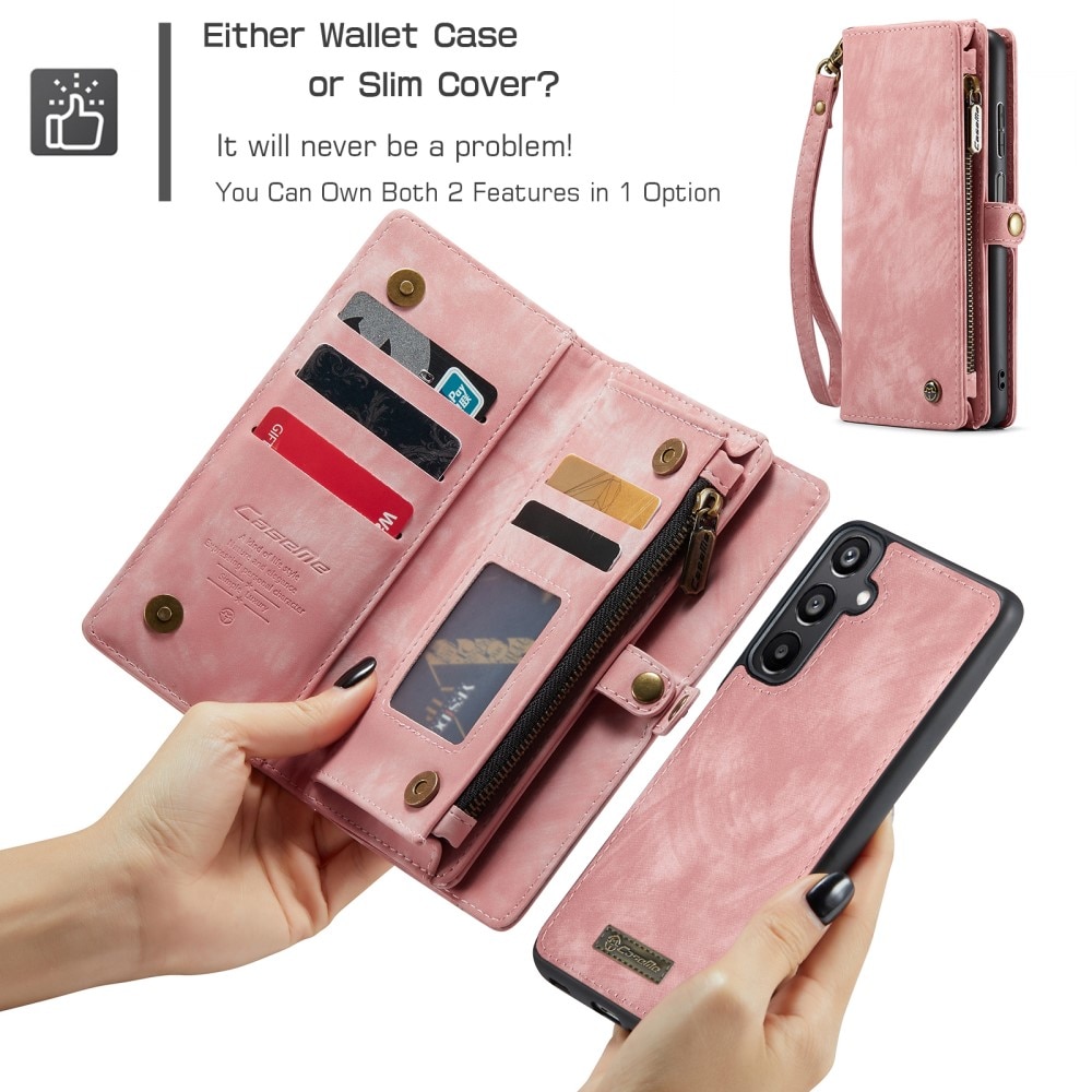 Cartera Multi-Slot Samsung Galaxy A15 Rosa