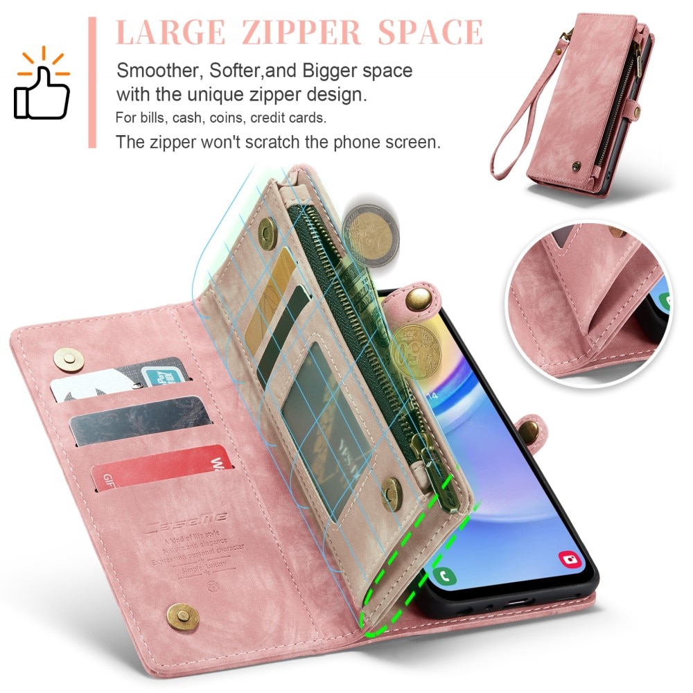 Cartera Multi-Slot Samsung Galaxy A15 Rosa