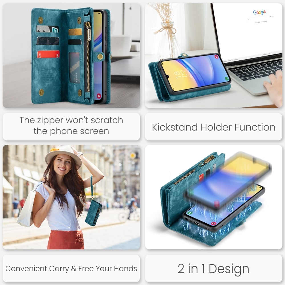 Cartera Multi-Slot Samsung Galaxy A15 Azul