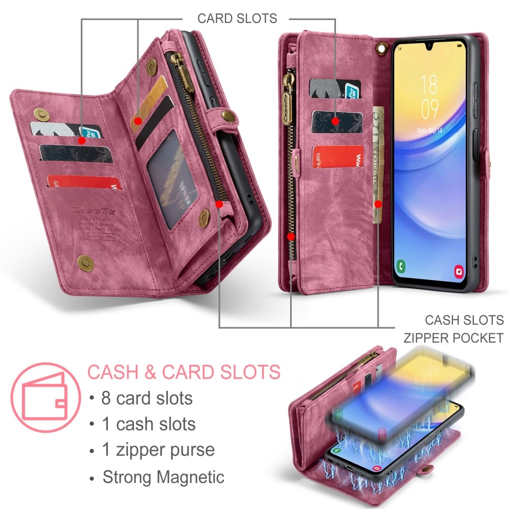 Cartera Multi-Slot Samsung Galaxy A05s Rojo
