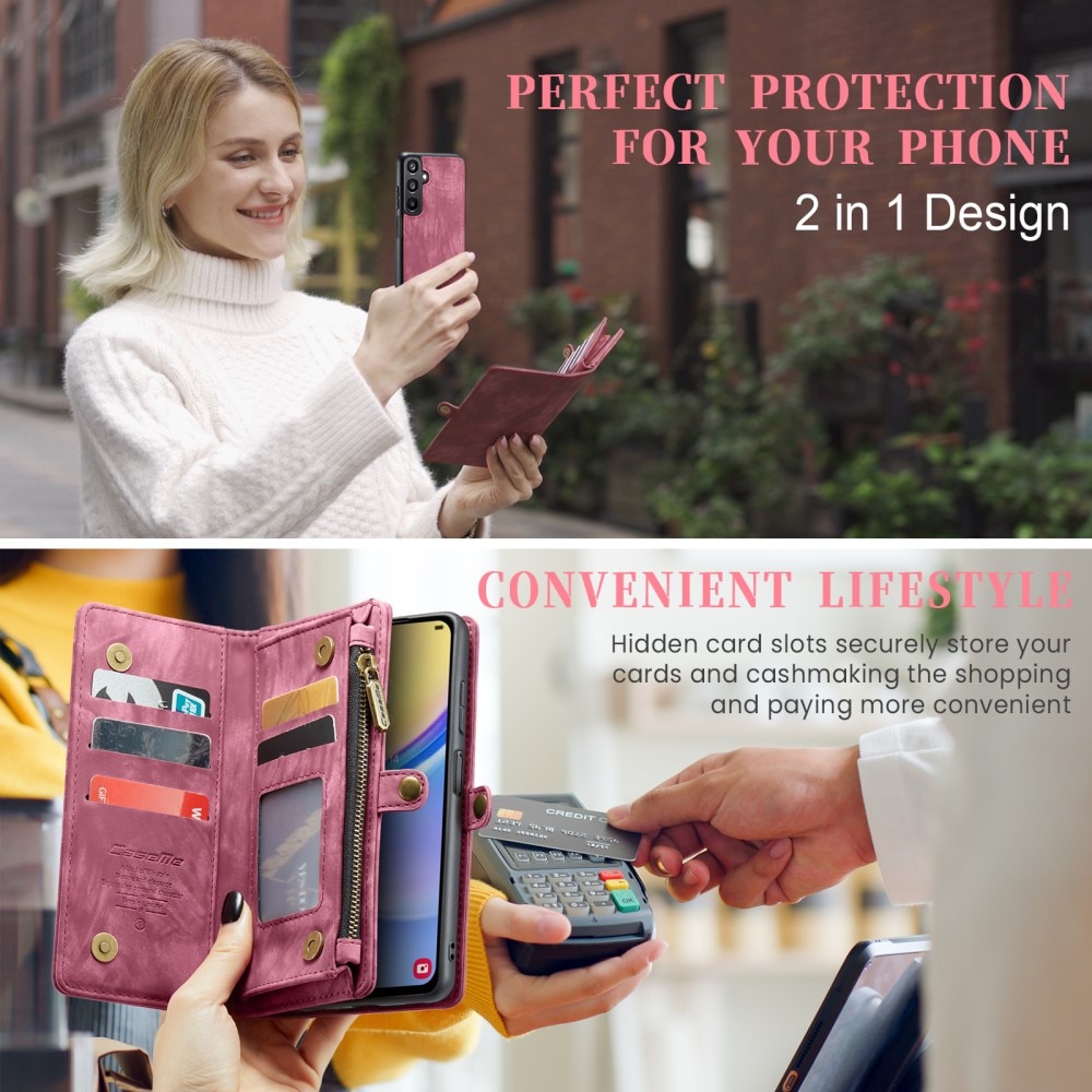 Cartera Multi-Slot Samsung Galaxy A05s Rojo