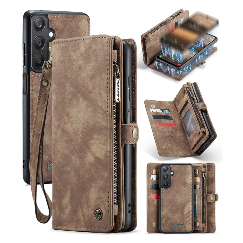 Cartera Multi-Slot Samsung Galaxy A25 Marrón