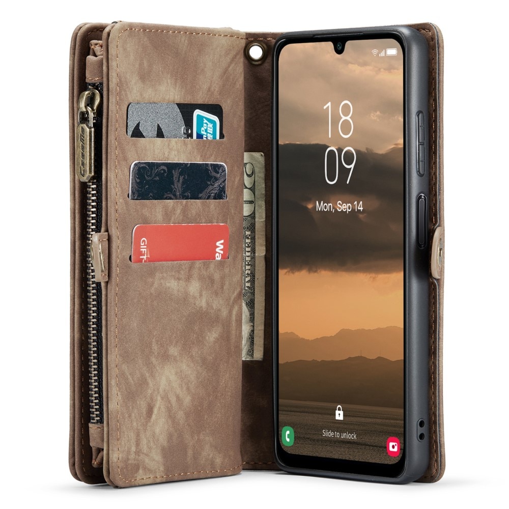 Cartera Multi-Slot Samsung Galaxy A25 marrón