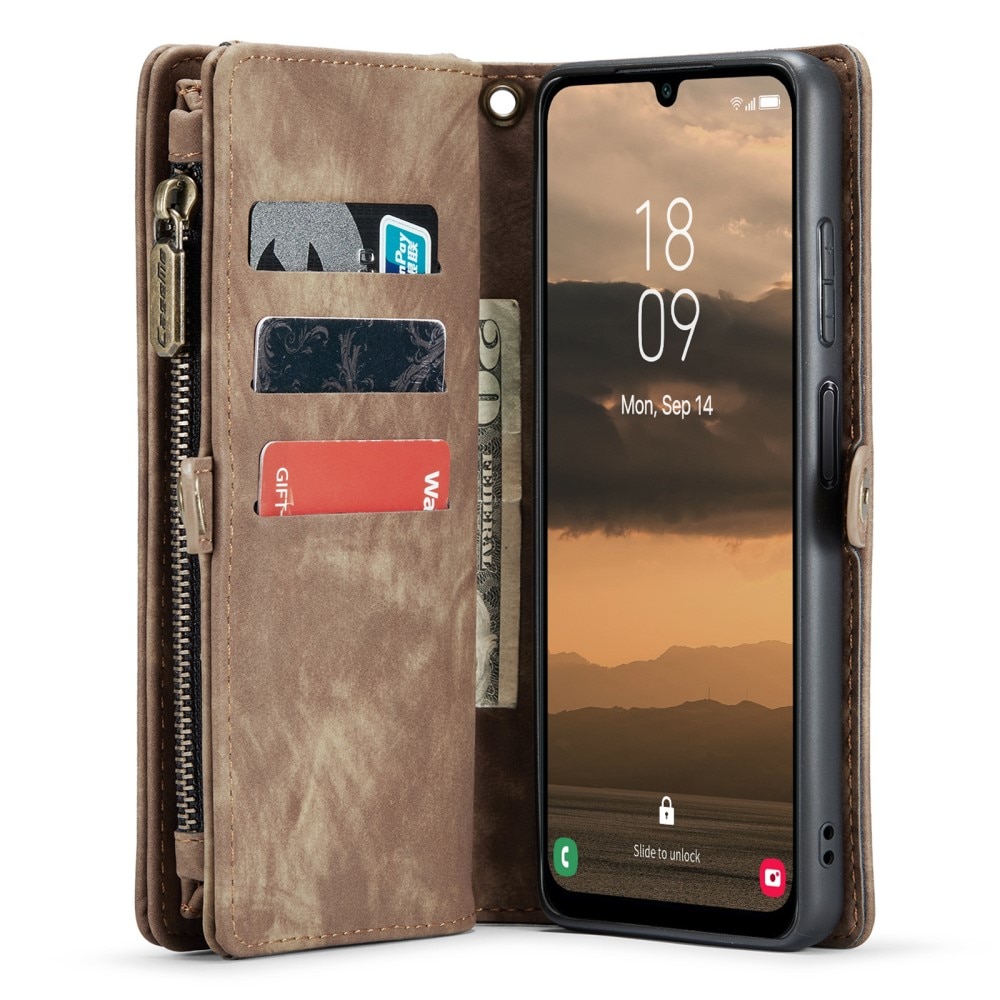 Cartera Multi-Slot Samsung Galaxy A25 Marrón