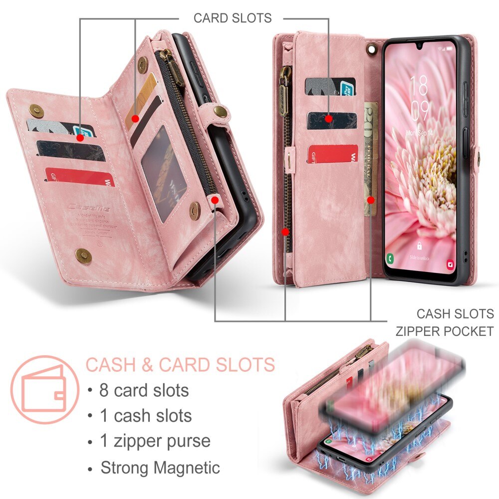 Cartera Multi-Slot Samsung Galaxy A25 rosado