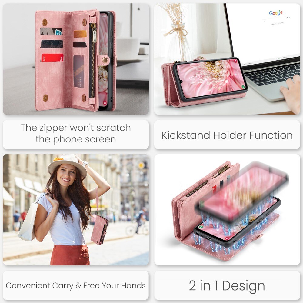 Cartera Multi-Slot Samsung Galaxy A25 Rosa