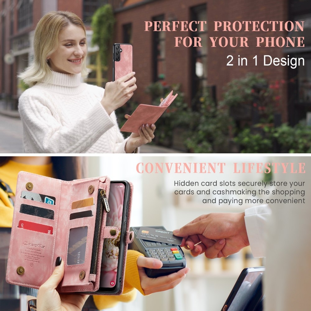 Cartera Multi-Slot Samsung Galaxy A25 rosado