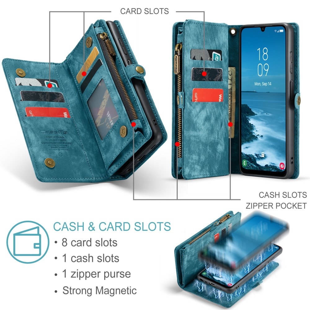 Cartera Multi-Slot Samsung Galaxy A25 azul